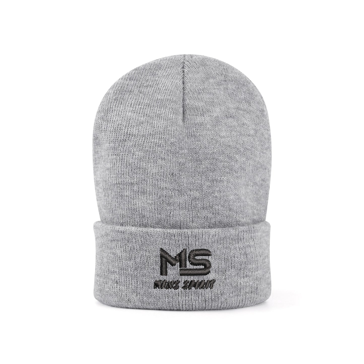 Men Spirit Embroidered Knit Beanie