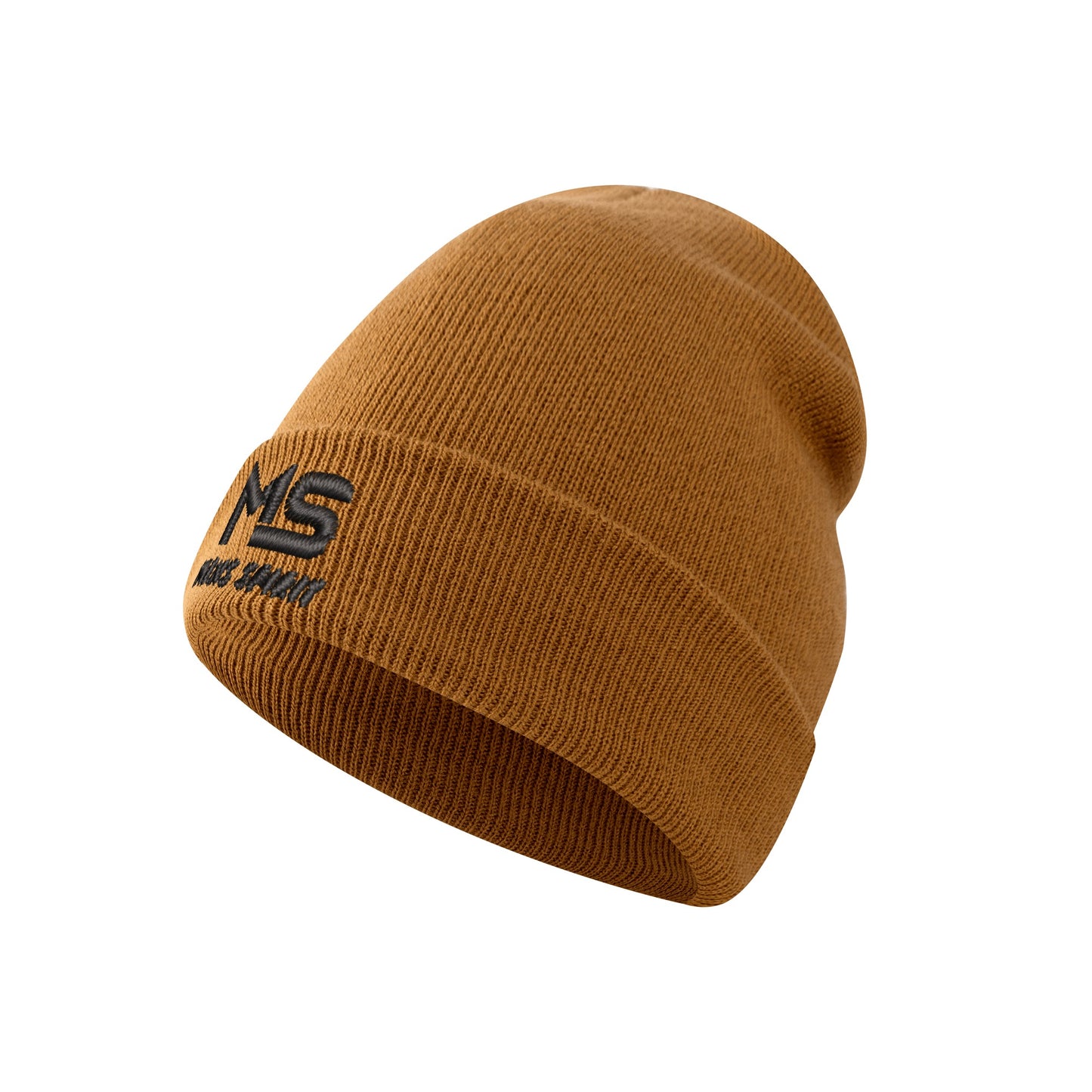 Men Spirit Embroidered Knit Beanie