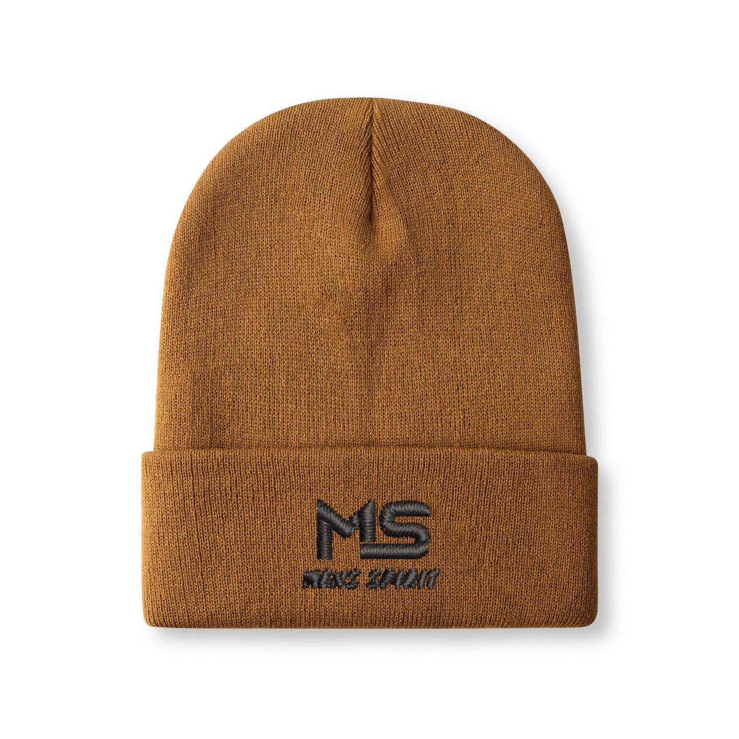 Men Spirit Embroidered Knit Beanie