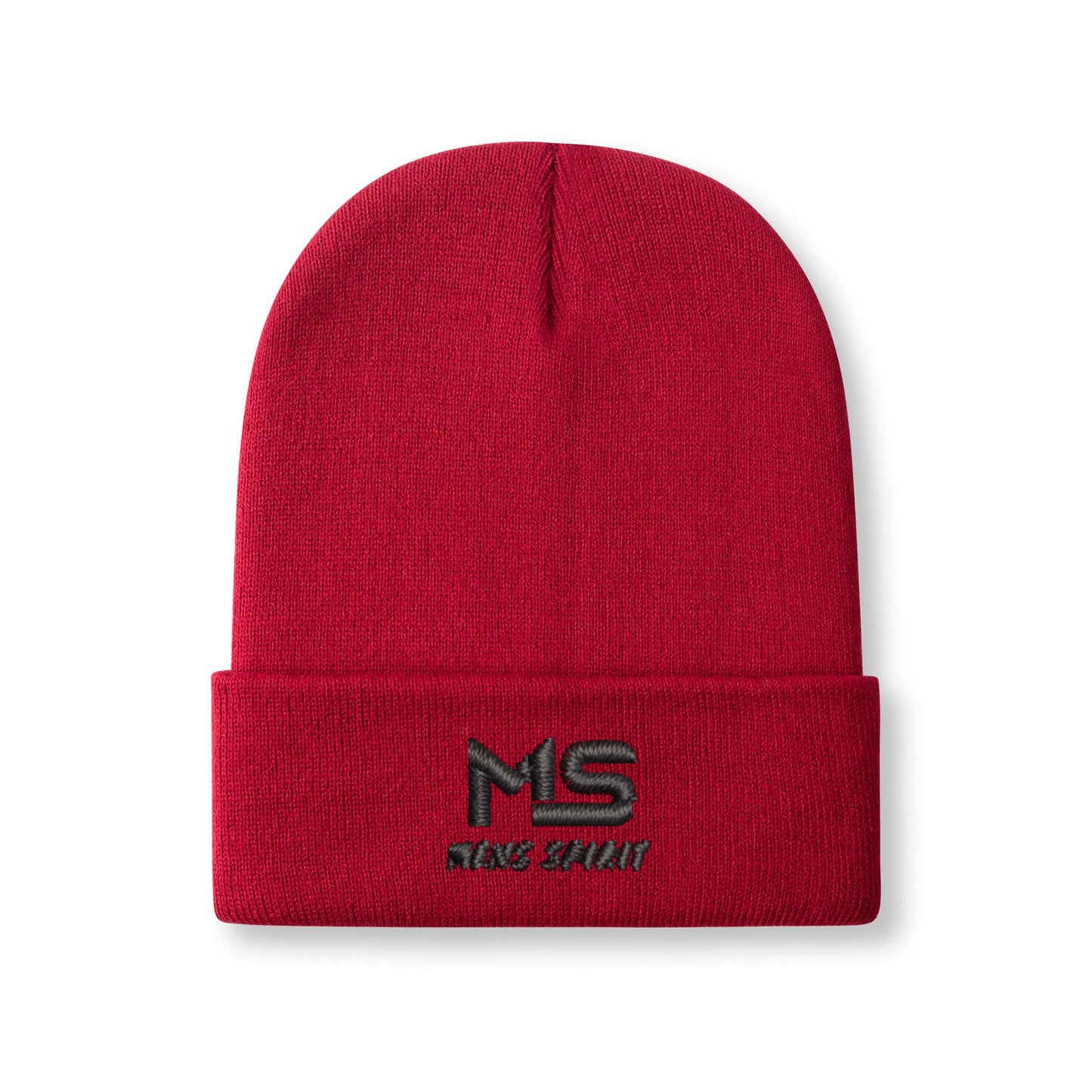 Men Spirit Embroidered Knit Beanie