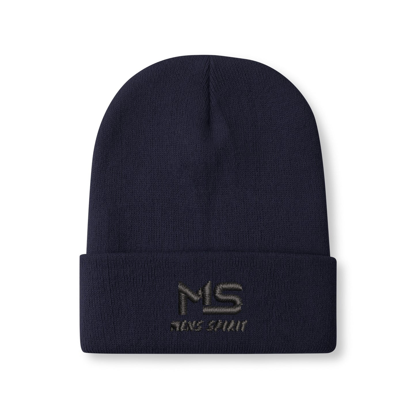 Men Spirit Embroidered Knit Beanie