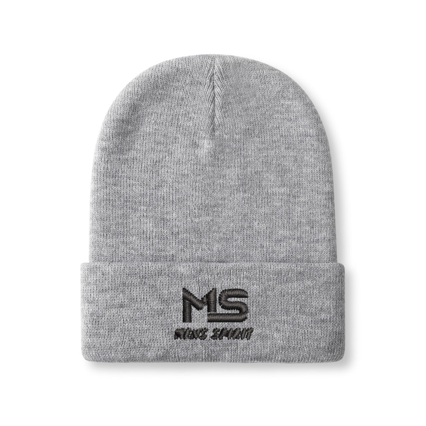 Men Spirit Embroidered Knit Beanie