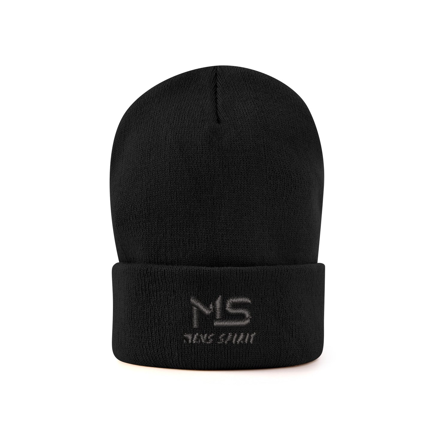 Men Spirit Embroidered Knit Beanie