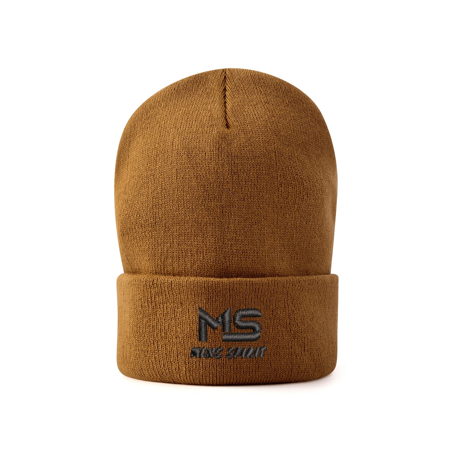 Men Spirit Embroidered Knit Beanie