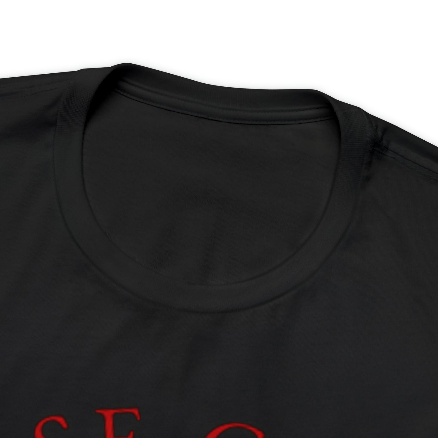 Solid Black Rose Tee