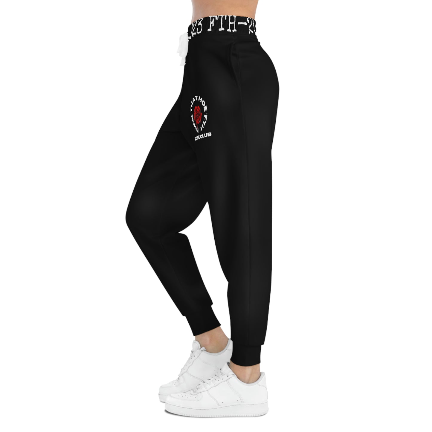 Rose Club Athletic Joggers - Black