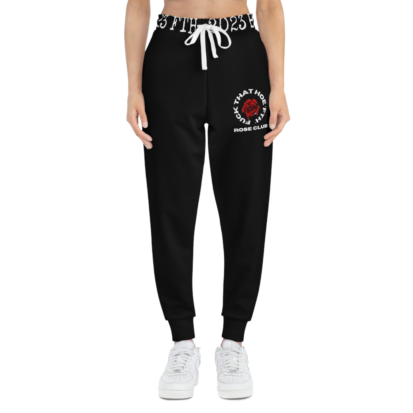 Rose Club Athletic Joggers - Black