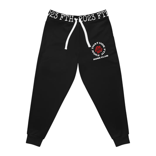 Rose Club Athletic Joggers - Black