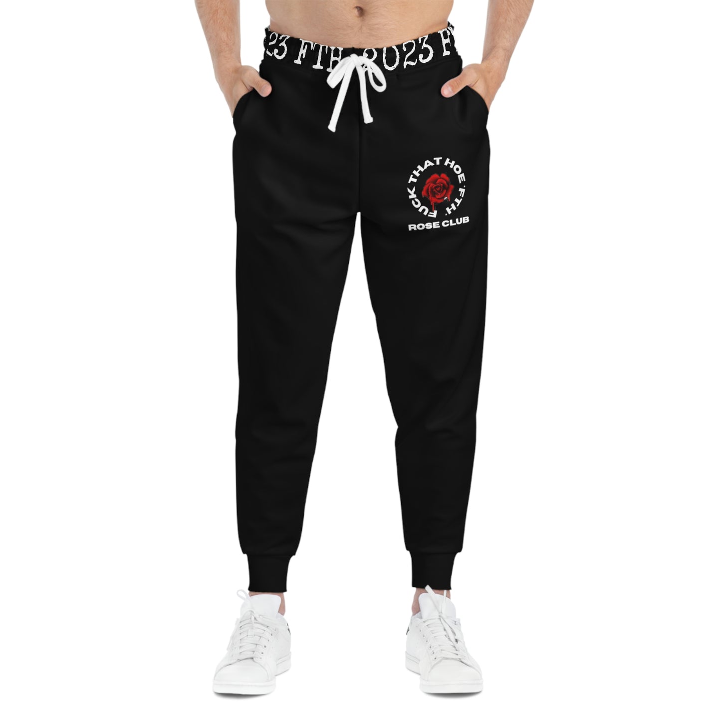 Rose Club Athletic Joggers - Black