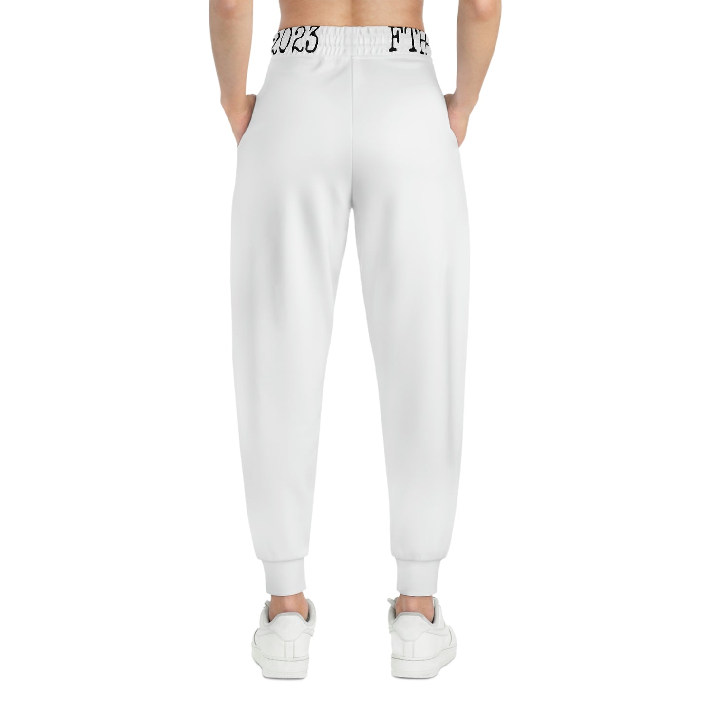 Rose Club Athletic Joggers - White